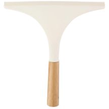 ALPINA GLASS AND MIRROR WATER WIPER WITH BAMBOO HANDLE