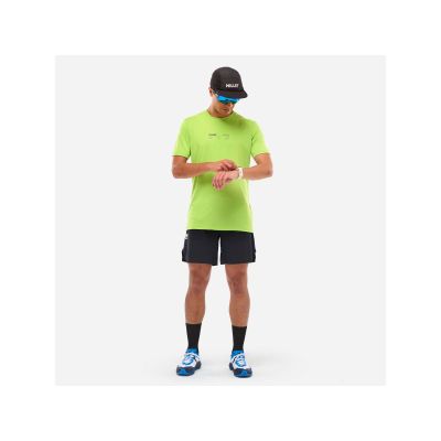 4. MILLET INTENSE ESSENTIAL TS SS M green T-shirt