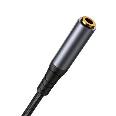 2. Joyroom stereo audio cable AUX 3.5 mm mini jack (male) - mini jack (female) 1.2 m black (SY-A09)
