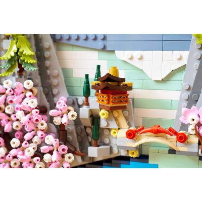 11. LEGO Art 31218 Japanese Landscape with Cherry Blossoms