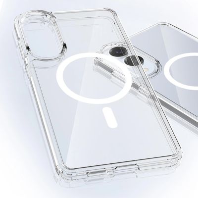 4. 3mk Armor MagCase for Samsung Galaxy S25 Edge - Transparent