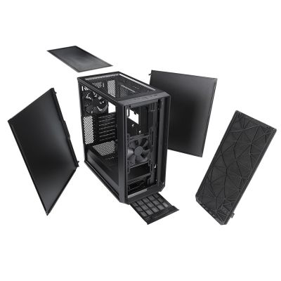 16. Fractal Design Meshify C Midi Tower Black
