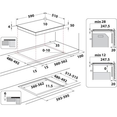 7. WHIRLPOOL WL S7960 NE FlexiCook Slider induction hob