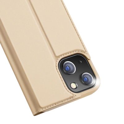 3. Dux Ducis Skin Pro Bookcase type case for iPhone 13 mini golden