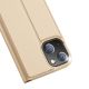 3. Dux Ducis Skin Pro Bookcase type case for iPhone 13 mini golden