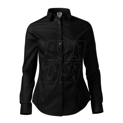 3. Malfini Style LS W MLI-22901 black shirt