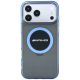 3. Mercedes AMG IML Transparent Bicolor Block MagSafe Case for iPhone 18 Pro Max / 17 Pro Max - Black and Blue