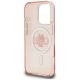 7. Karl Lagerfeld IML Choupette Sketch Logo MagSafe Case for iPhone 16 Pro Max - Pink