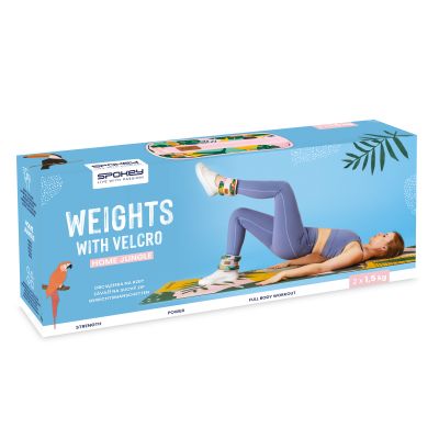17. Spokey HOME JUNGLE ankle and wrist weights 2x 1.5 kg