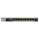 4. Switch Netgear GS108PP-100EUS 8p PoE 123W (PoE+: 8p) Unmanaged Gigabit