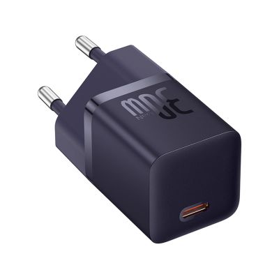 Baseus GaN5 30W USB-C EU Wall Charger - Purple