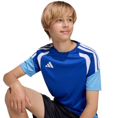 6. adidas Tiro 26 Competition Training Kids T-Shirt, Blue/Sky Blue KA7602