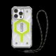 UAG Pathfinder Clear Magsafe Bundle Case with Lanyard for iPhone 16 Pro - Green
