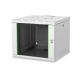 10. Wall-mounted cabinet 19'' 9U Digitus 509x600x600 mm, gray (RAL 7035)