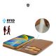 8. Dux Ducis Hivo Leather Flip Cover Genuine Leather Wallet for Cards and Documents iPhone 14 Pro Brown