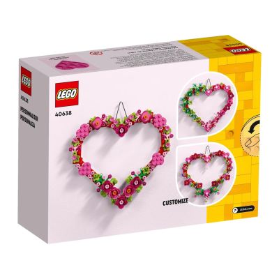 2. LEGO 40638 Celebration Heart Decoration
