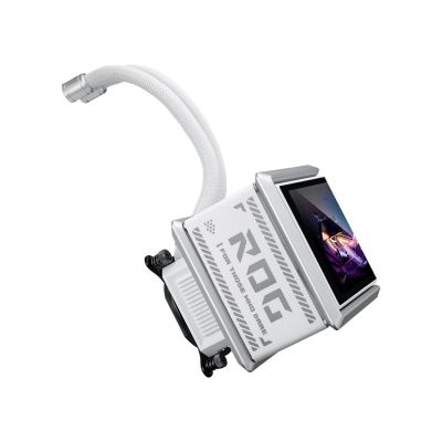 8. ASUS ROG RYUO IV SLC 360 ARGB WHT cooler