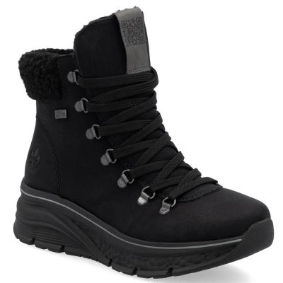 30. Waterproof insulated women's hiking boots in black Rieker 48034-00
