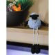 14. SITTING LAMB BLUE 10+25CM SPRING DECORATION