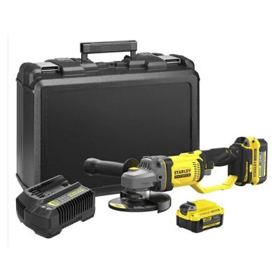 5. Stanley SFMCG400M2K-QW 18V Angle Grinder