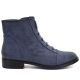 2. Women's blue flat ankle boots M.Daszyński SA62-126