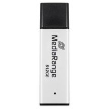 MediaRange MR1904 USB Flash Drive 512GB USB Type-A 3.2 Gen 1 (3.1 Gen 1) Black, Silver