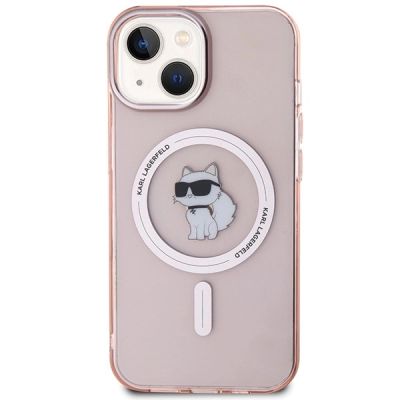 3. Karl Lagerfeld IML Choupette MagSafe case for iPhone 15 - pink