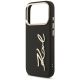 6. Karl Lagerfeld Karl Script Logo Case for iPhone 17 Pro - Black