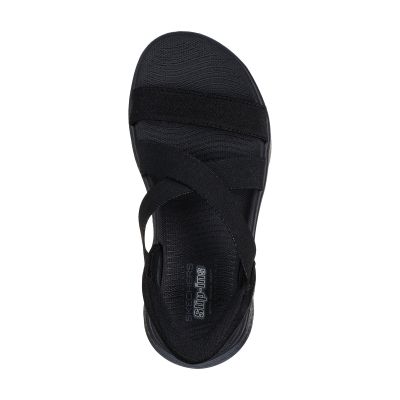 4. Skechers Women's GO WALK FLEX SANDAL GLIMMER UP 141489 BBK