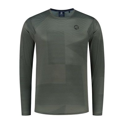 Rogelli MTB ADVNTR long sleeve jersey green L