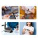 4. Dux Ducis Lawa Leather Case for iPhone 16 Pro Max with Detachable Magnetic Wallet - Gray