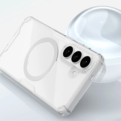 7. Nillkin Nature TPU Pro Case Compatible with MagSafe for Samsung Galaxy S26+ - White