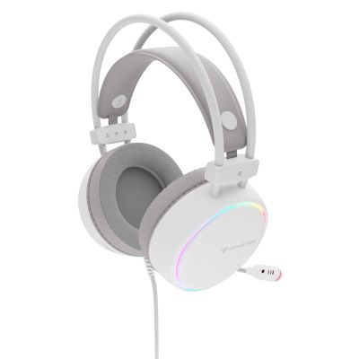 4. GENESIS NSG-2308 Wired Headband Gaming USB Type-A Headphones/Headset White
