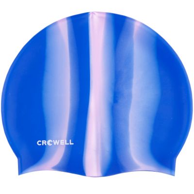 3. Crowell Multi-Flame-06 Silicone Swimming Cap