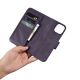 14. iCarer Wallet Case 2in1 Cover iPhone 14 Plus Anti-RFID Leather Flip Case Dark Purple (WMI14220727-DP)