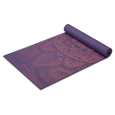 2. Gaiam Premium Athenian Rose Yoga Mat 6 mm 63958