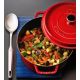 12. Cast iron pot, round, tall, STAUB 40502-285-0 - black, 4.8 ltr