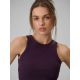 5. Women's slim ribbed knit top 4F 4FRAW25TSLEF310-50S