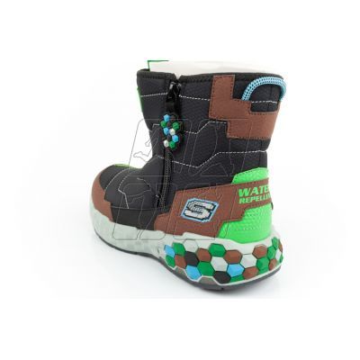 4. Skechers Jr 402216L/BKBR snow boots
