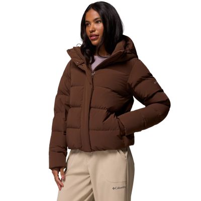 2. Columbia Amaze Puff Hooded Jacket 2133714256 Brown L