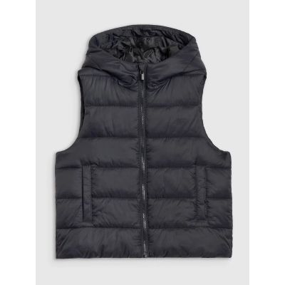 6. Girls' down vest with synthetic filling 4F 4FJWSS25TVJAF166-20S