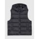 6. Girls' down vest with synthetic filling 4F 4FJWSS25TVJAF166-20S