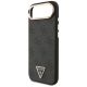 6. Guess 4G Triangle Logo MagSafe case for iPhone Air - black and gold