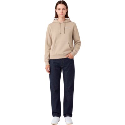 5. Champion Women's Hoodie Sweatshirt Beige 118404 MS041