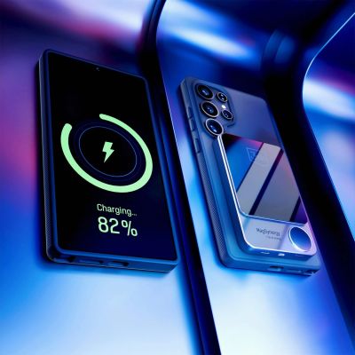 4. 3mk Smoke MagCase for Samsung Galaxy S25 Ultra - Black