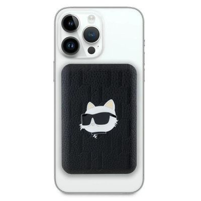 2. Karl Lagerfeld Powerbank inductive KLPB5FPGKSCHHK 16W 5000mAh black/black Choupette Head Pin MagSafe