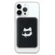 2. Karl Lagerfeld Powerbank inductive KLPB5FPGKSCHHK 16W 5000mAh black/black Choupette Head Pin MagSafe