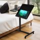 13. MACLEAN MOBILE DESK/LAPTOP STAND, BLACK, HEIGHT ADJUSTMENT 59-89CM, MAX. 30KG MC-121 B