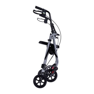 2. The four-wheeled aluminum support makes it easier