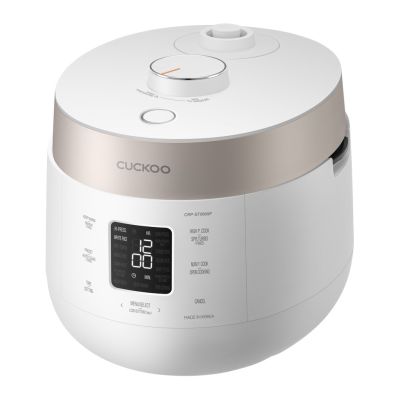 2. Cuckoo rice cooker + steamer 1.08l white CRP-ST0609F